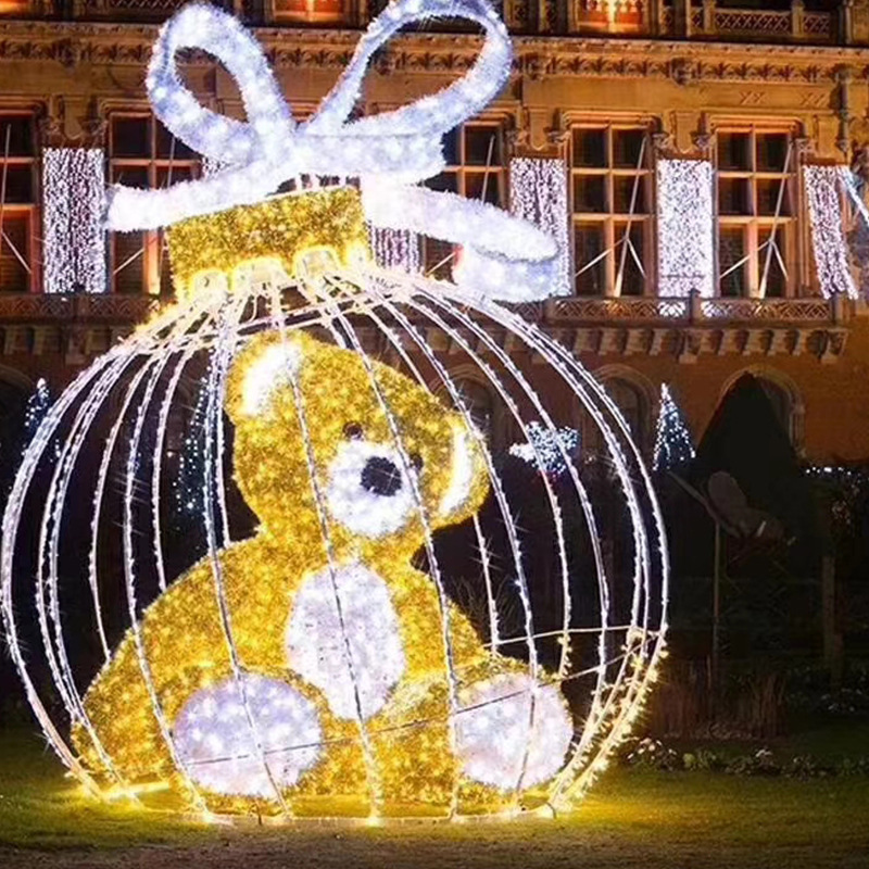 Led iron frame modeling lamp lamp lamp string LED iron art modeling lamp Application Scenario