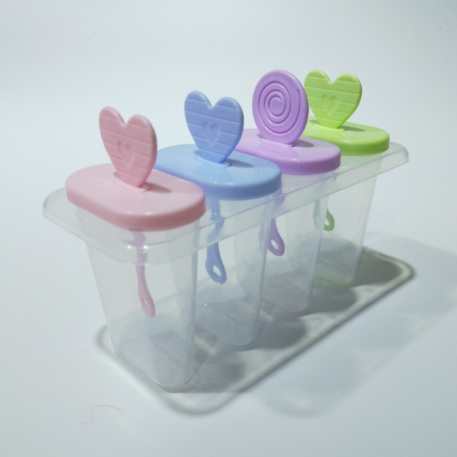 可爱DIY组合冰棍雪糕模具冻冰棒冰糕模冰激凌带盖冰格制冰模