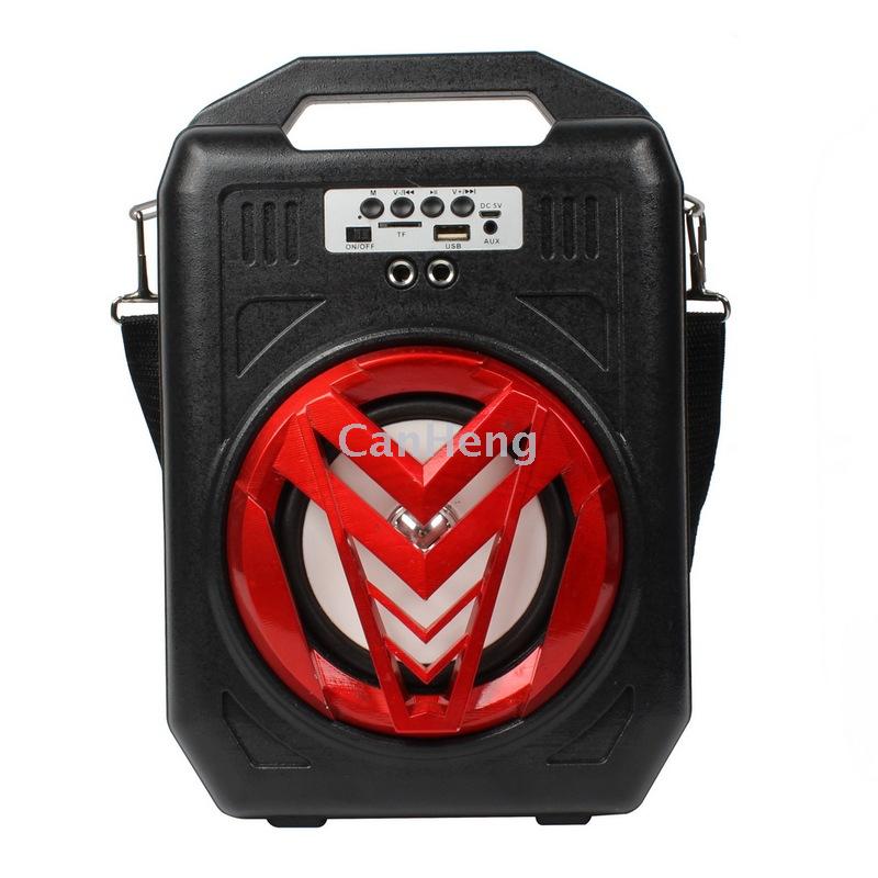 M76 Anti-drop color light Band karaoke amplifier, TF card USB flash drive, FM radio, multi-functional Bluetooth speaker details Picture