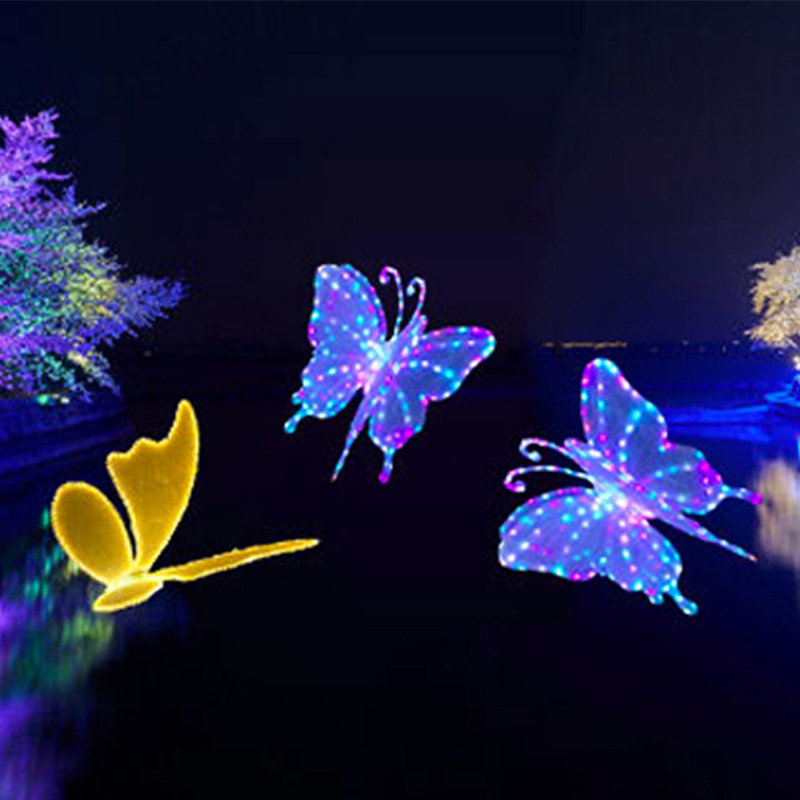Led lighting festival modeling light animal modeling light custom glue butterfly modeling light Specification drawing