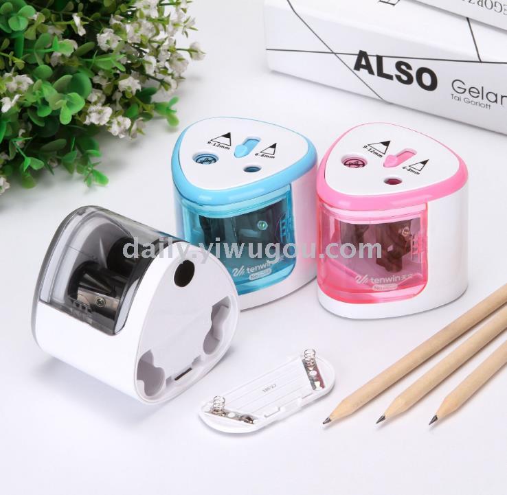 Electric pencil sharpener Automatic plastic pencil sharpener Art painting pencil sharpener Student supplies pencil sharpener pencil sharpener