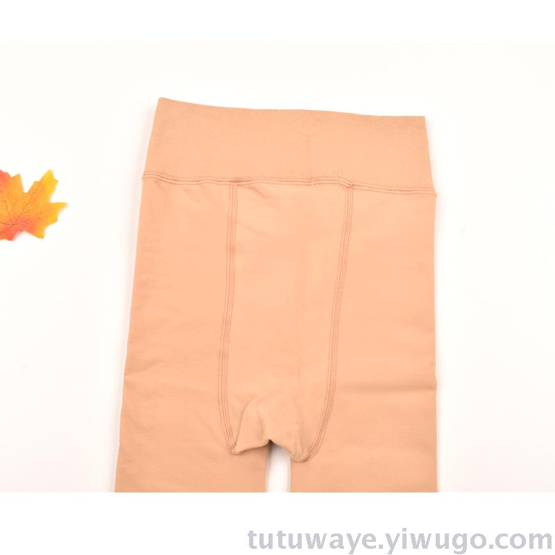 tutu2019秋冬中厚加绒龙爪毛连裤袜 锦纶抗起球打底裤袜批发1265产品图