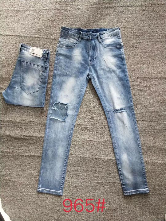 n11 Shanshui's new stretch men's jeans, slim-fit straight-leg pants, Korean style one-piece replacement, trendy Application Scenario