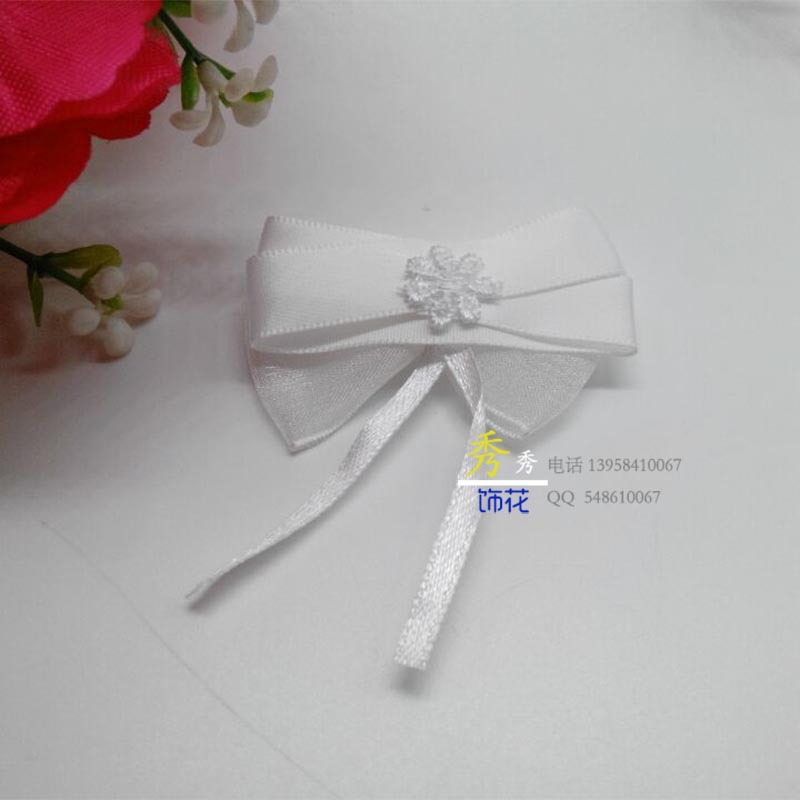 厂家直销 涤纶带手打结 蝴蝶结小包袜子配件