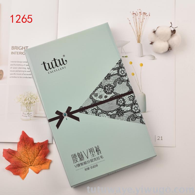 tutu2019秋冬中厚加绒龙爪毛连裤袜 锦纶抗起球打底裤袜批发1265