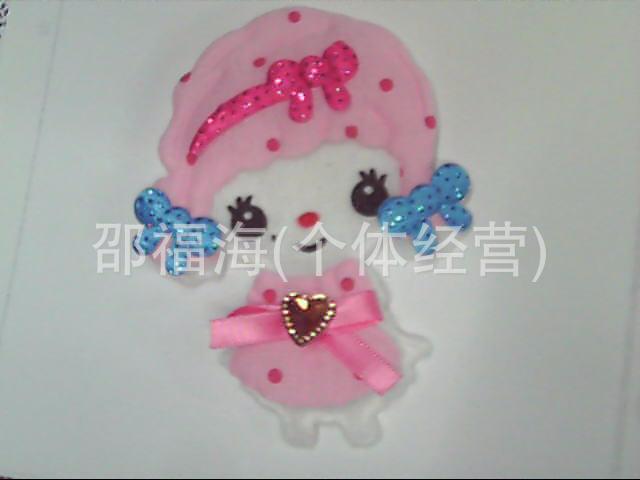 韩国时尚卡通 适用于童装袜子手套工艺品等 厂家直销 来样订做