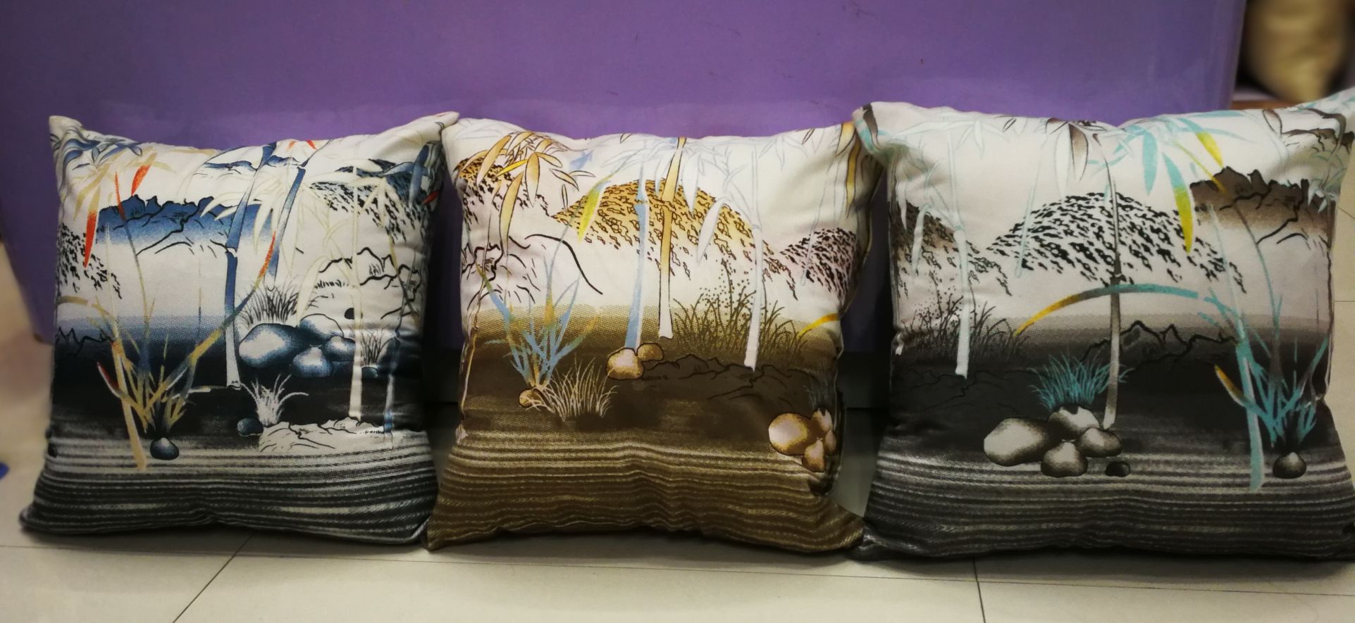 Double-sided printed super soft short plush cushion, waist pillow, pillow cover