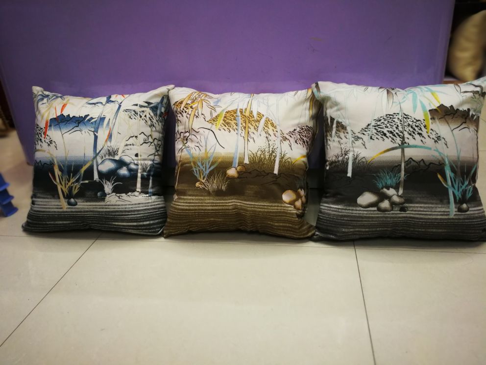 Double-sided printed super soft short plush cushion, waist pillow, pillow cover Specification image