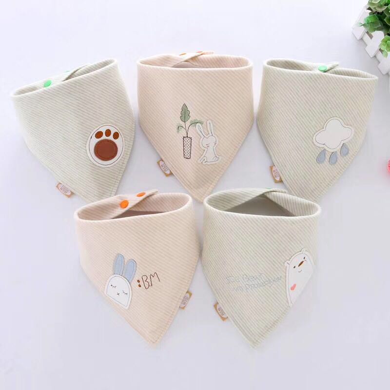 Cartoon Color Cotton Triangle Towel