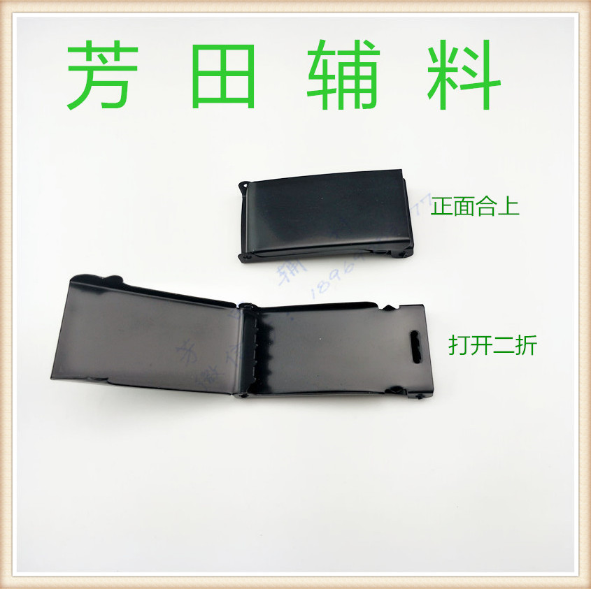 35 inner diameter two-fold belt buckle Swimming black military buckle belt buckle