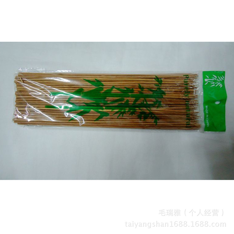 天然竹签 一次性烧烤用品 环保户外烧烤用具