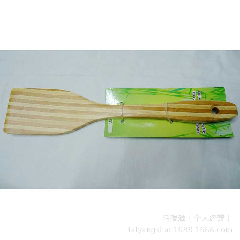 优质炭化侧压精制大号环保天然竹方铲 锅铲无油烟锅不粘锅专用