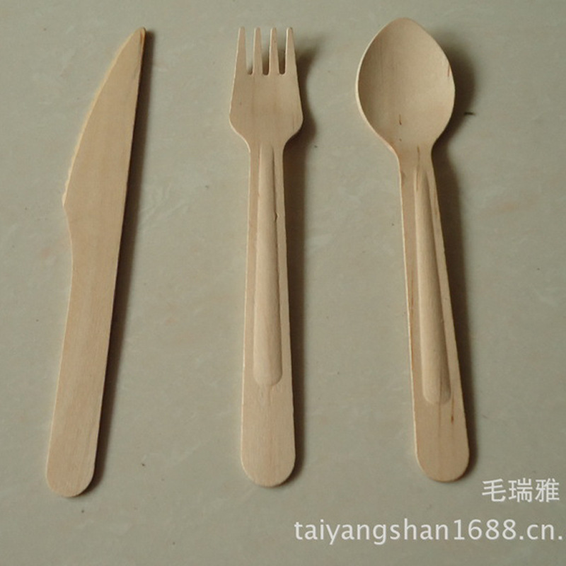 新款食品级冰激凌叉木制叉卫生蛋糕叉一次性木叉