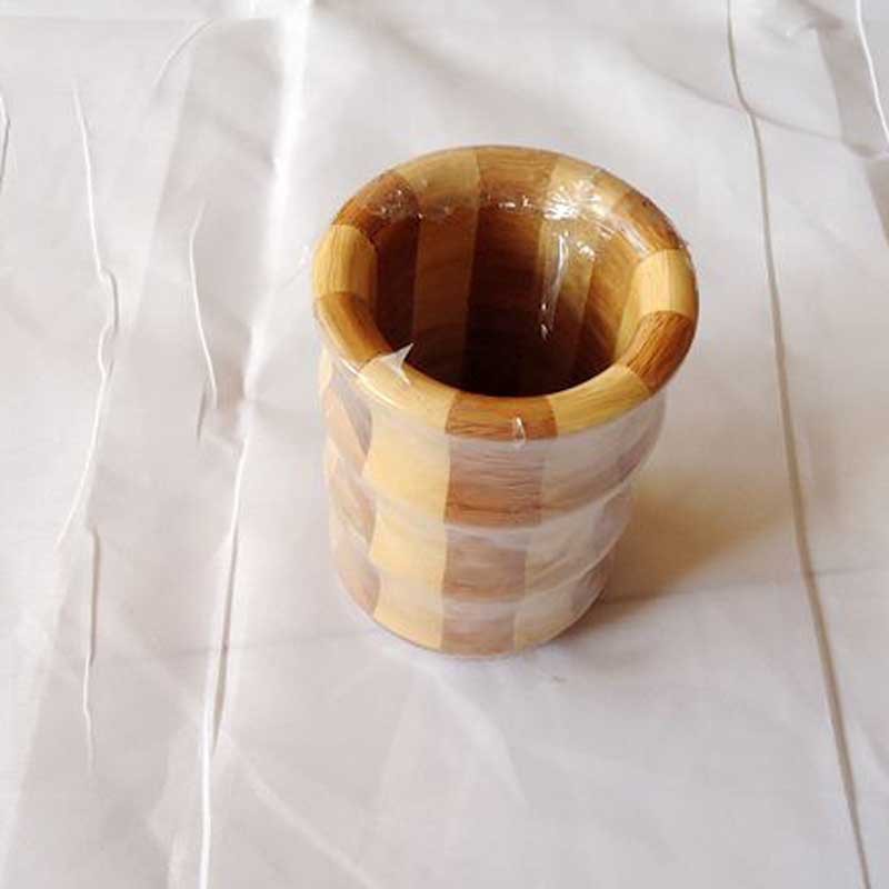 Large Bamboo Rubber Pen Holder Office Environmental Protection Pen Holder Natural Environmental Protection Fashion Wooden Storage Container Wholesale Promotion Application Scenario