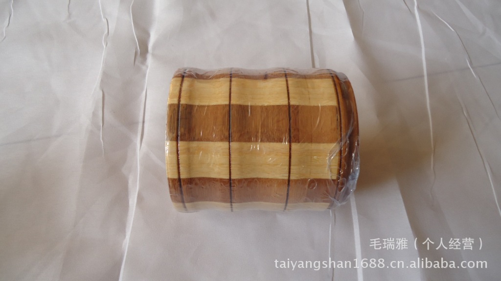 Large Bamboo Rubber Pen Holder Office Environmental Protection Pen Holder Natural Environmental Protection Fashion Wooden Storage Container Wholesale Promotion Specification drawing