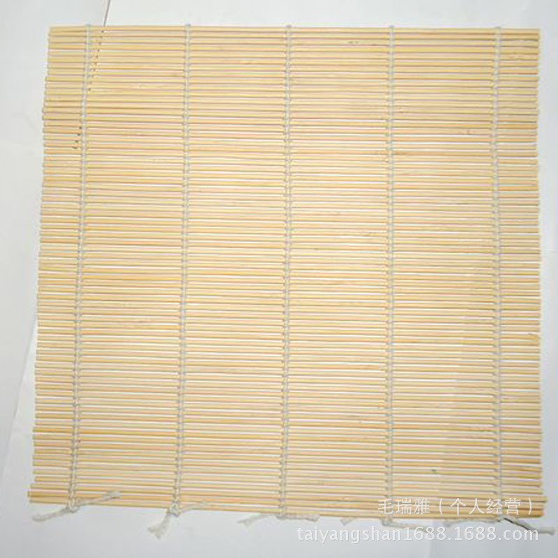 厂家供应竹制品 款式新颖竹制品 寿司垫竹垫餐垫 竹本色餐垫批发