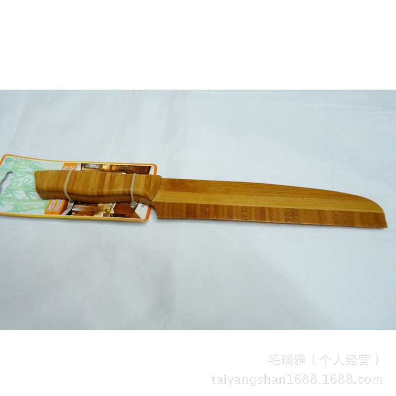 竹碳化斑马平刀 环保竹平口刀 竹木餐刀 实木牛油刀 果酱木刀批发