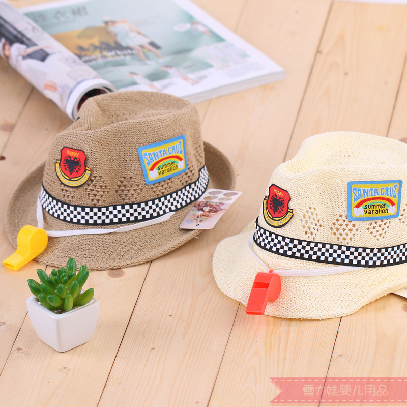 Cowboy hats for boys and girls in summer, sunscreen fisherman hats in a variety of colors