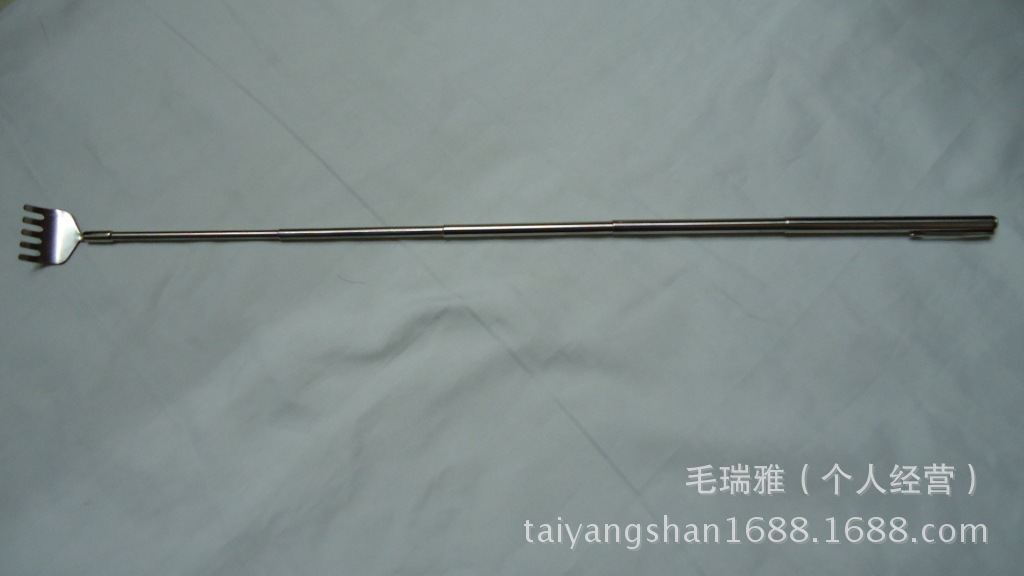 伸缩不锈钢不求人抓背 太阳山创意便携式可伸缩不锈钢痒痒挠批发细节图