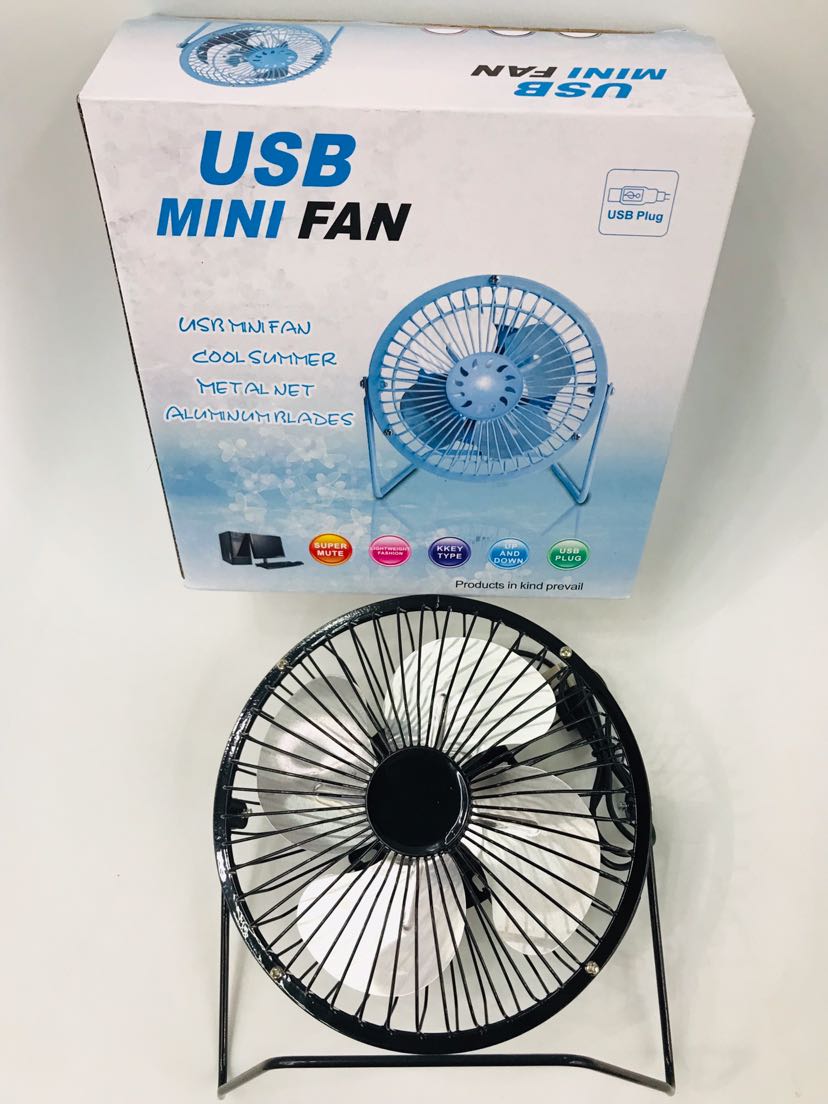 6 "USB hierro forjado pequeño fan details Picture