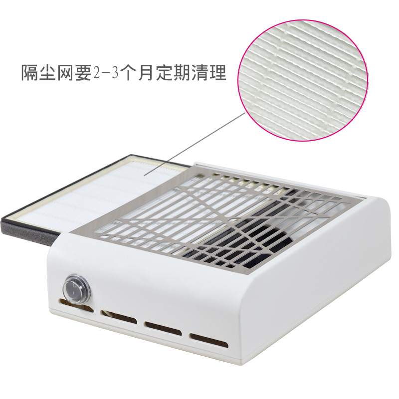 Nail cleaner Japanese filter single fan nail dust machine 40W high power vacuum details Picture