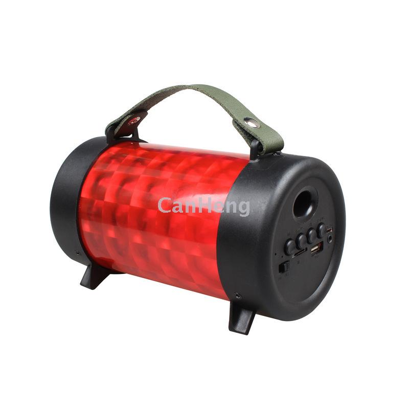 The M21 new portable seven-color flashing Bluetooth speaker with TF card, USB flash drive and FM radio is a portable speaker Specification image