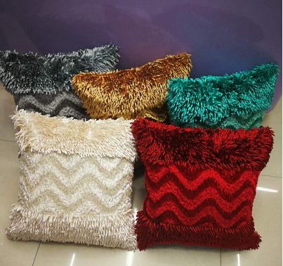 Three-piece Sherry rose cushion, waist cushion, square pillowcase