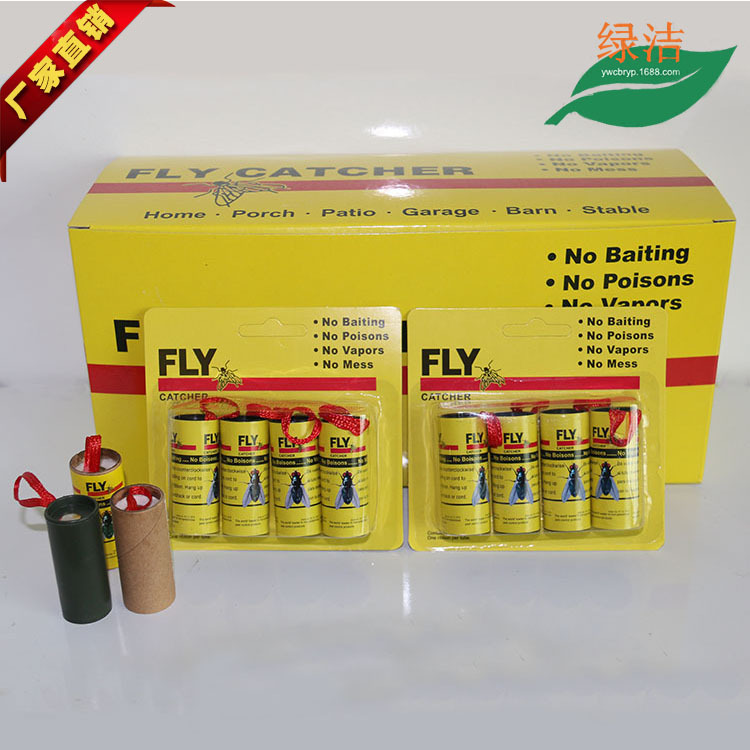 苍蝇诱捕器粘蝇卷纸 黄卡苍蝇卷苍蝇捕捉器AS230 大量可定做厂家直供