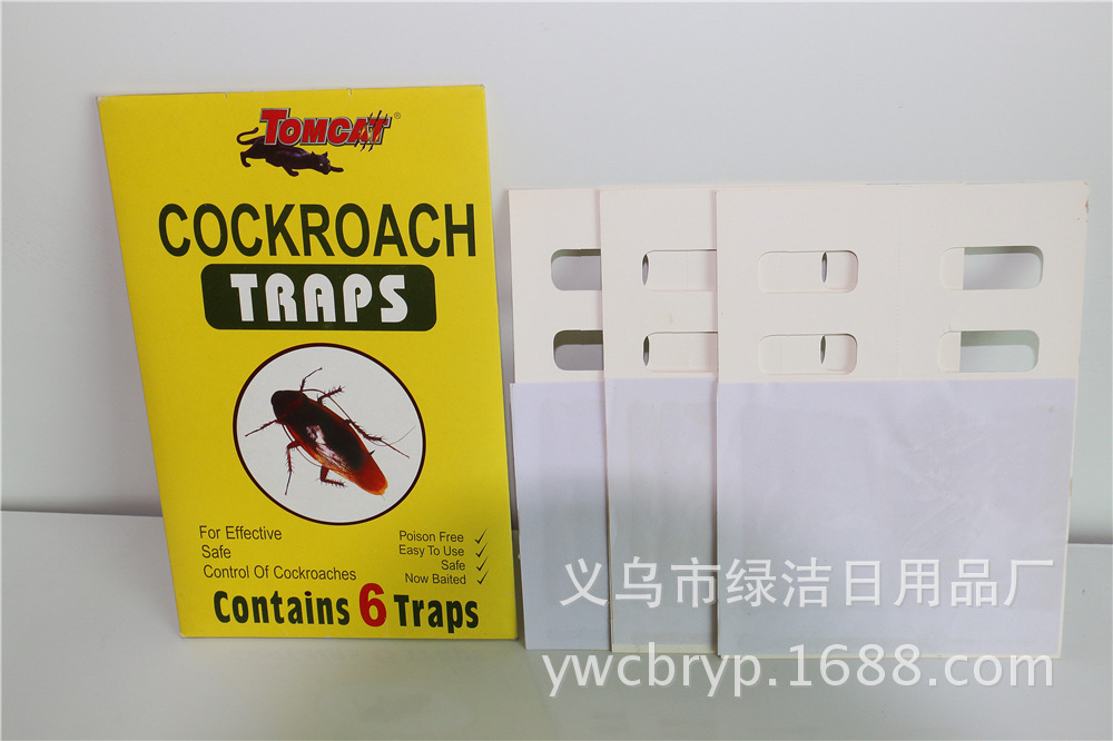 强效蟑螂屋蟑螂诱捕神器 家用COCKROACH KILLER蟑螂贴批发供应产品图