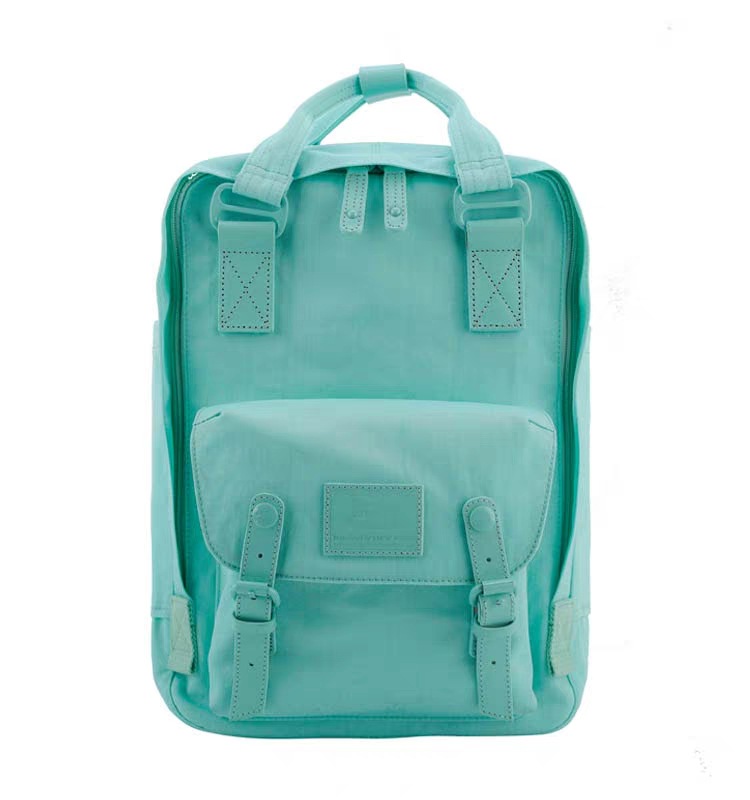 Mochila mujer versión coreana crash color estudiante impermeable mochila de la computadora mochila de la moda Specification image