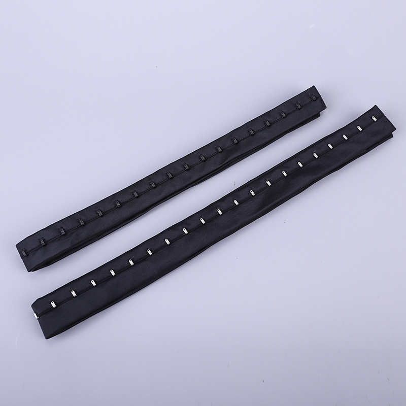 内衣文胸塑身背扣加长扣不锈钢三排扣松紧带弹力防滑批发厂家直销产品图