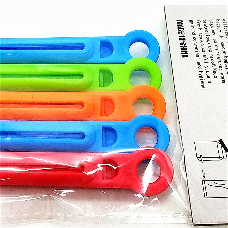 彩色茶叶食品袋密封夹食物保鲜夹子糖果色密封夹产品图