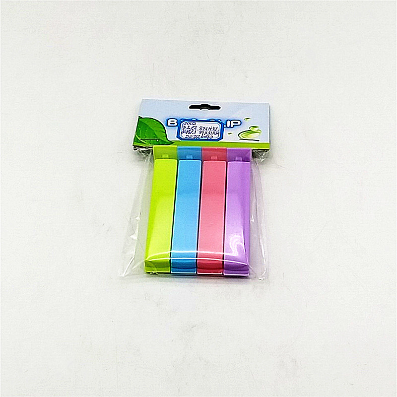 Food bag clip sealing clip Color tea snack food plastic bag food seal clip candy color sealing clip