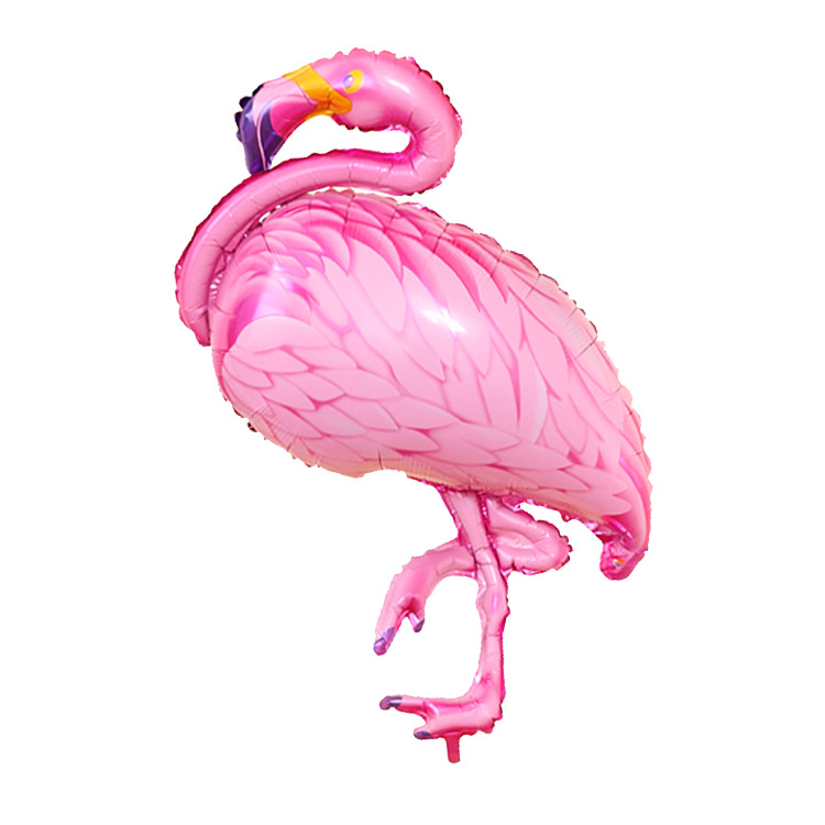 ins large wedding room, wedding decoration, pineapple flamingos, aluminum film balloons, birthday party decoration balloons details Picture