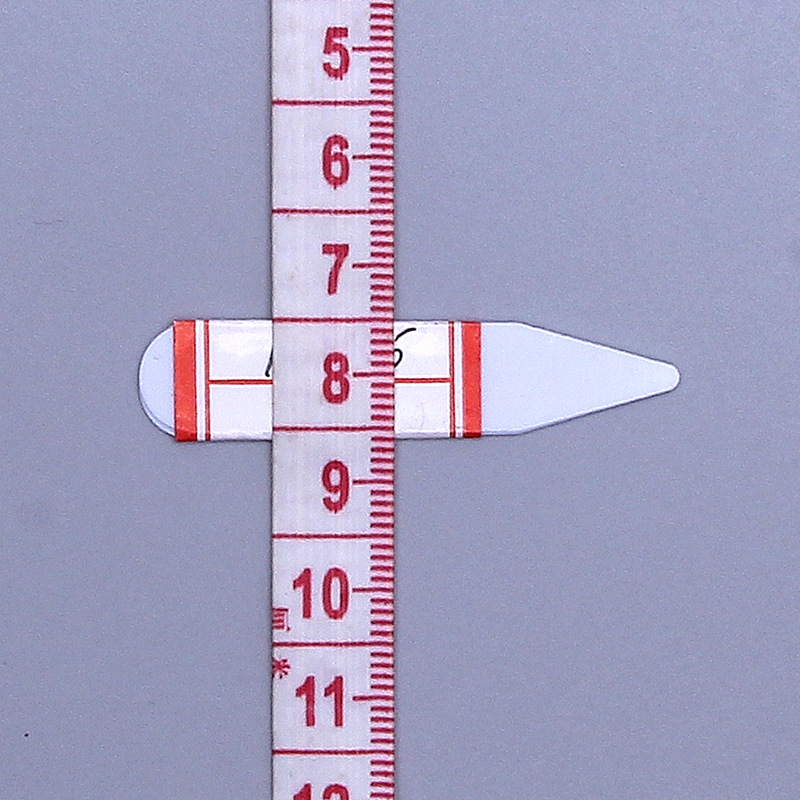 2019厂家直销塑料白色领角片2衬衣领插片塑料领撑片商务衣领撑细节图