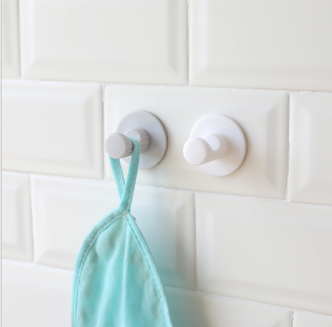 创意家用挂钩北欧风格装饰客厅玄关墙壁门后壁挂衣帽勾圆形挂衣钩产品图