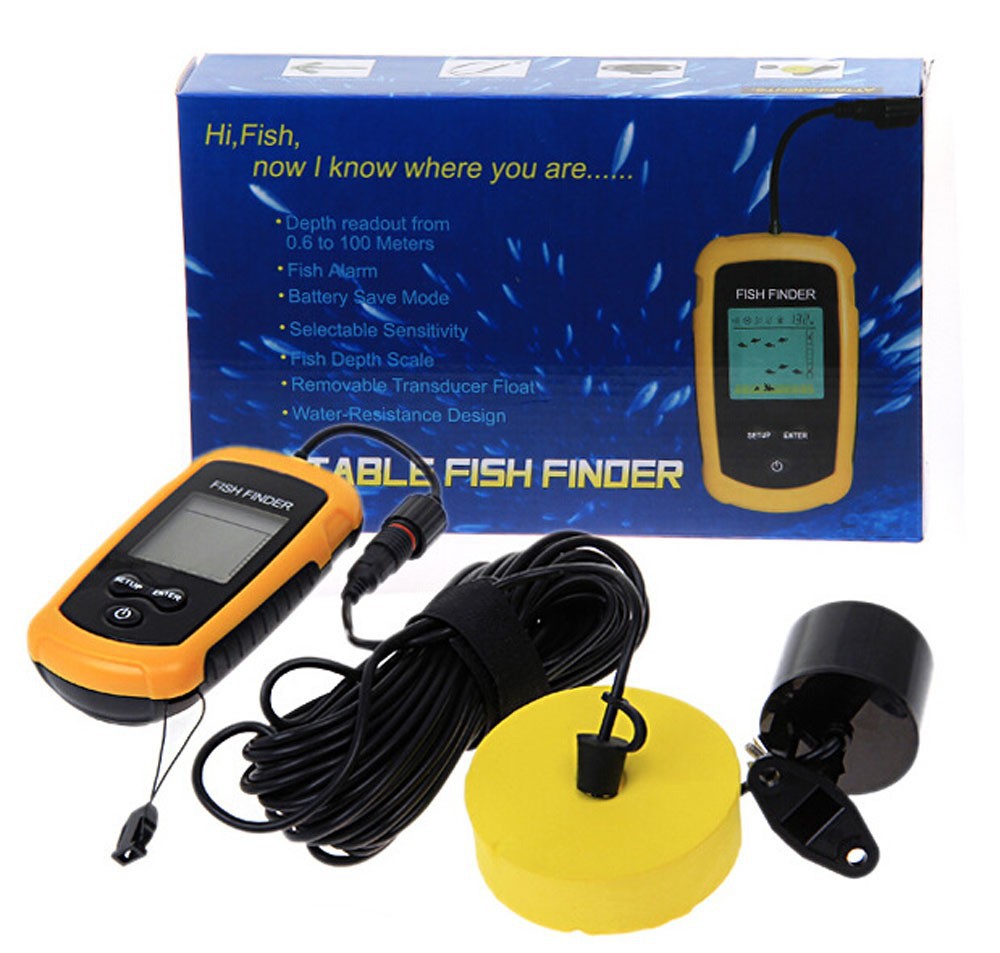 fishfinder 可视找鱼器看鱼器有线声纳超声波探鱼器详情图3