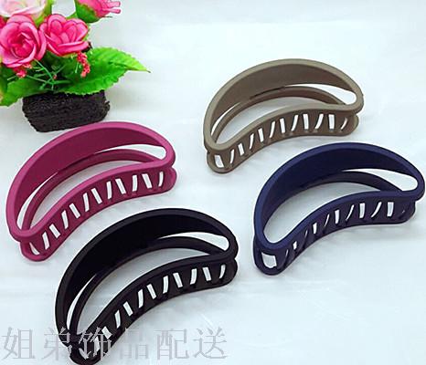 2 yuan tienda moda borrador color over laca cabeza garras garras de pelo versión coreana pinza de pelo placa de pinza de pelo clip de baño clip de pelo details Picture