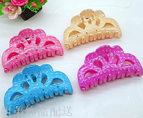 2 yuan tienda grande 8 cm dividir color clip de baño versión coreana clip de pelo placa de pinza de pelo clip de baño clip de pelo details Picture