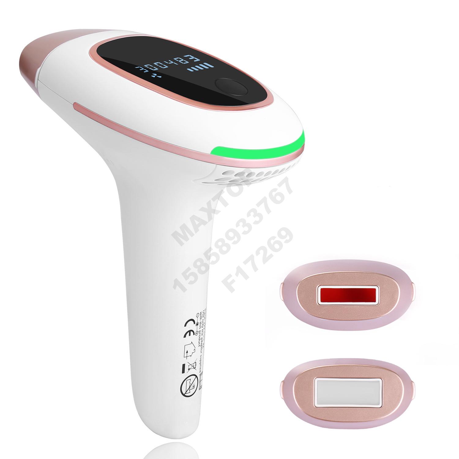 The new full-body light LCD hair removal device is a safe, painless and portable photonic hair removal device for home use