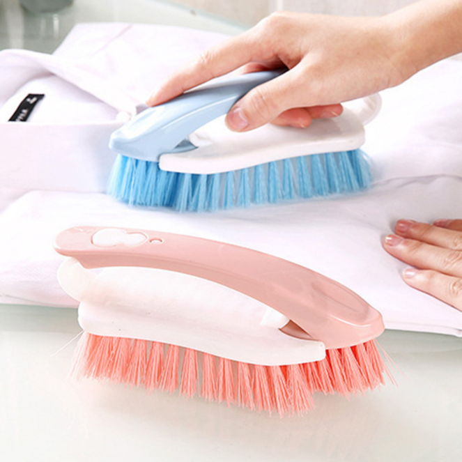 New multi-functional and creative household cleaning and laundry brush, plastic soft bristle shoe brush, cleaning brush head and handle brush Specification image