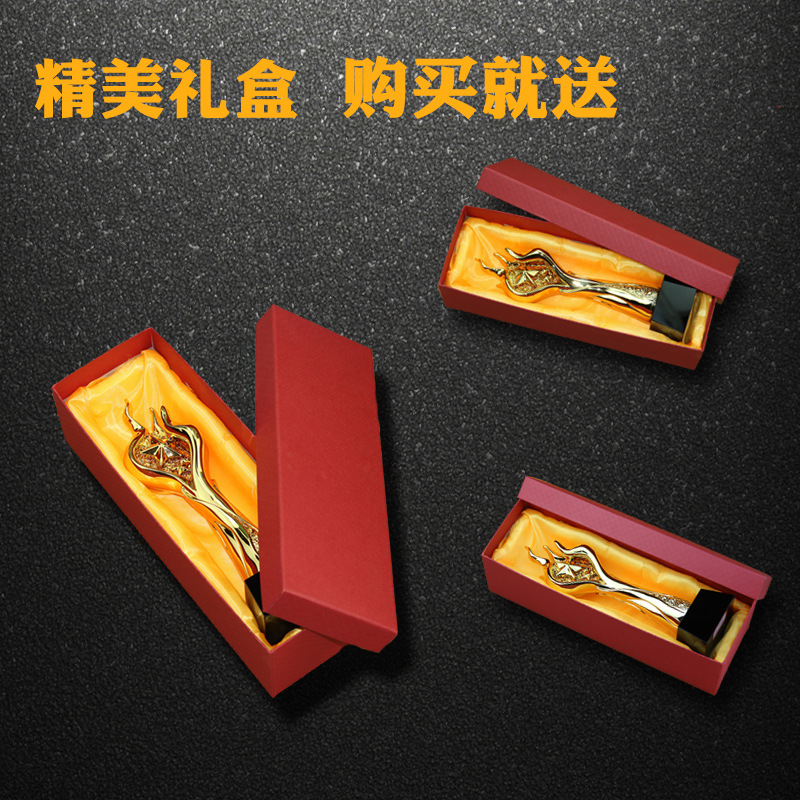 Resin trophies, crystal trophies, free laser engraving, commemorative ornaments, factory direct sales, in stock Specification drawing