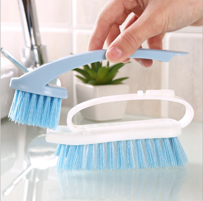New multi-functional and creative household cleaning and laundry brush, plastic soft bristle shoe brush, cleaning brush head and handle brush