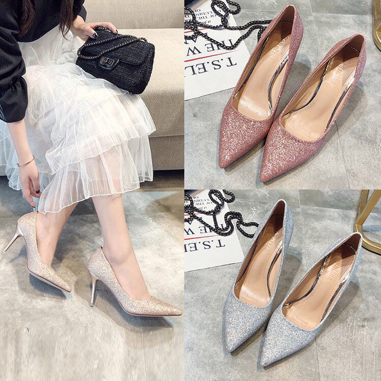 渐变色高跟鞋？？