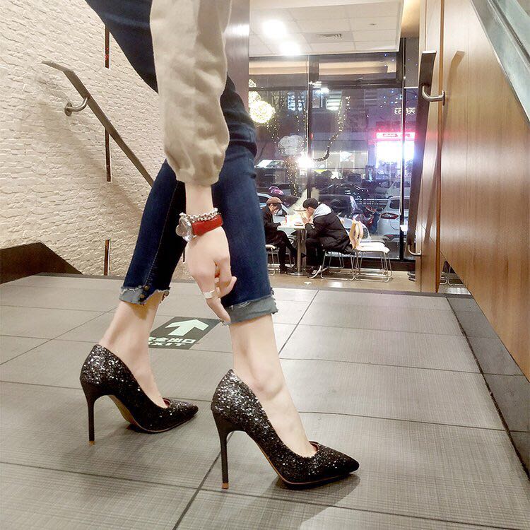 女式时装单鞋实物图