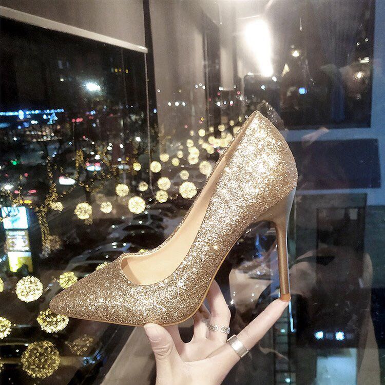 高跟鞋？？闪闪细节图