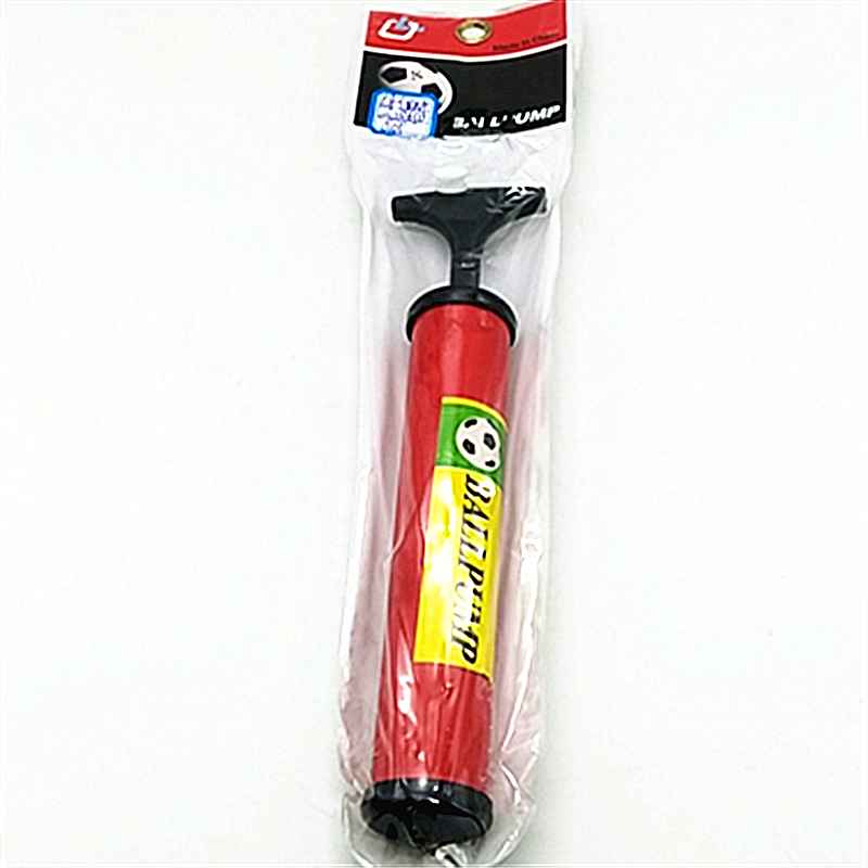 彩色打气筒多功能篮球足球排球10寸便携式打气筒充气筒送气针详情图1