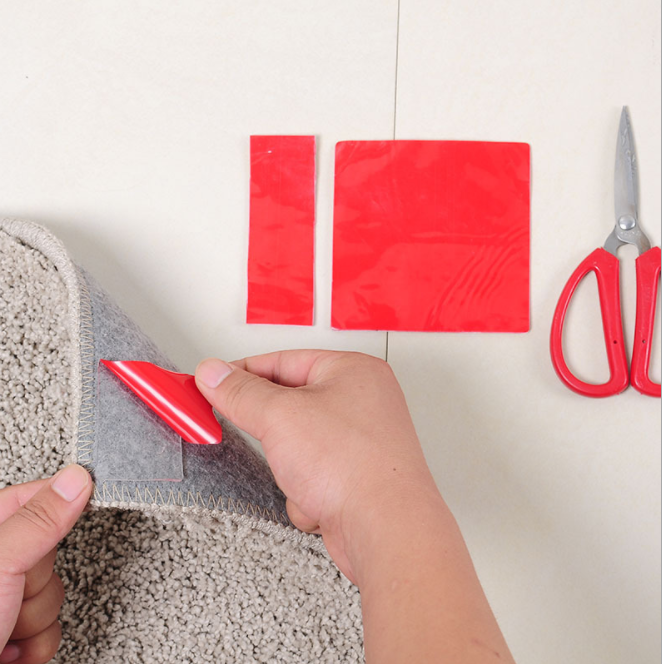 不留痕透明强力无痕地毯防滑垫 地垫固定胶贴防滑贴 胶片