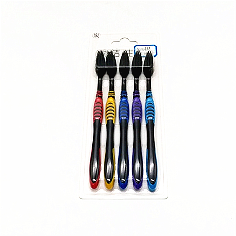 Yako Extreme Soft bristle toothbrush 5 bamboo charcoal soft bristle adult toothbrush Adult home travel toothbrush