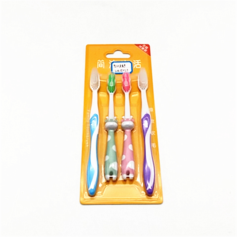 Eco Ultimate Soft Bristle Toothbrush Family set 4 bamboo charcoal soft bristle toothbrushes for home travel